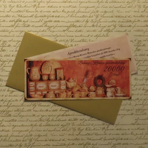 Ajándékutalvány 20000 Ft