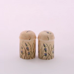 Só és bors szóró 2 darabos levendulás