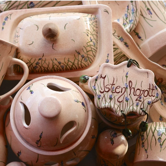 Levendulás kerámia